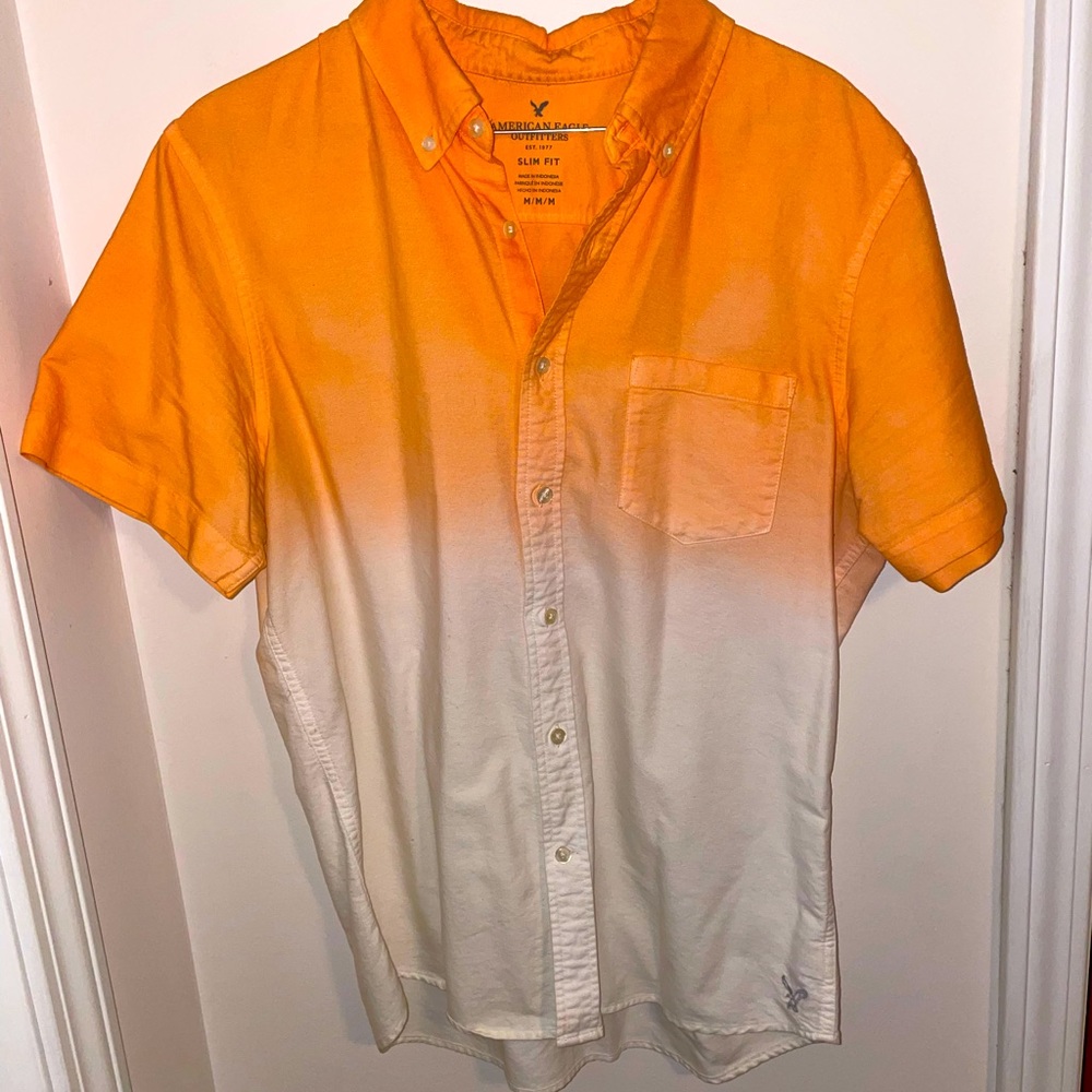 American Eagle Short Sleeved Dress Shirt